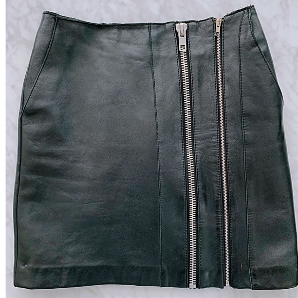 Maje Dresses & Skirts - Maje leather mini skirt